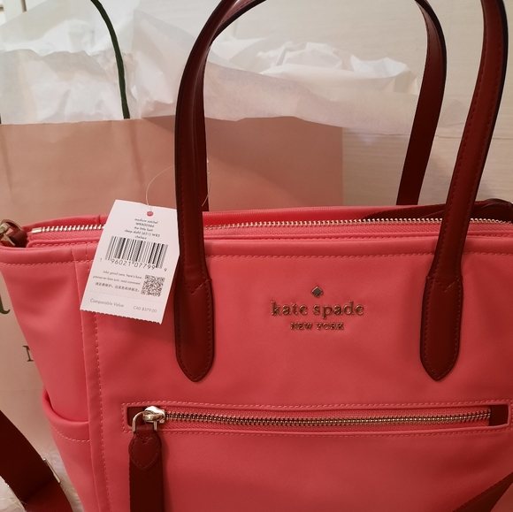 Kate spade deep dahli Chelsea med satchel bag purse NWT - Picture 7 of 7